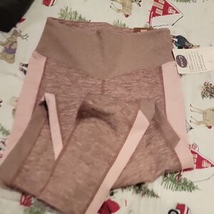 Pink High-Waisted Leggings